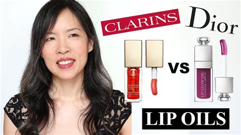 dior lip glow oil vs clarins|best dior lipstick reviews.